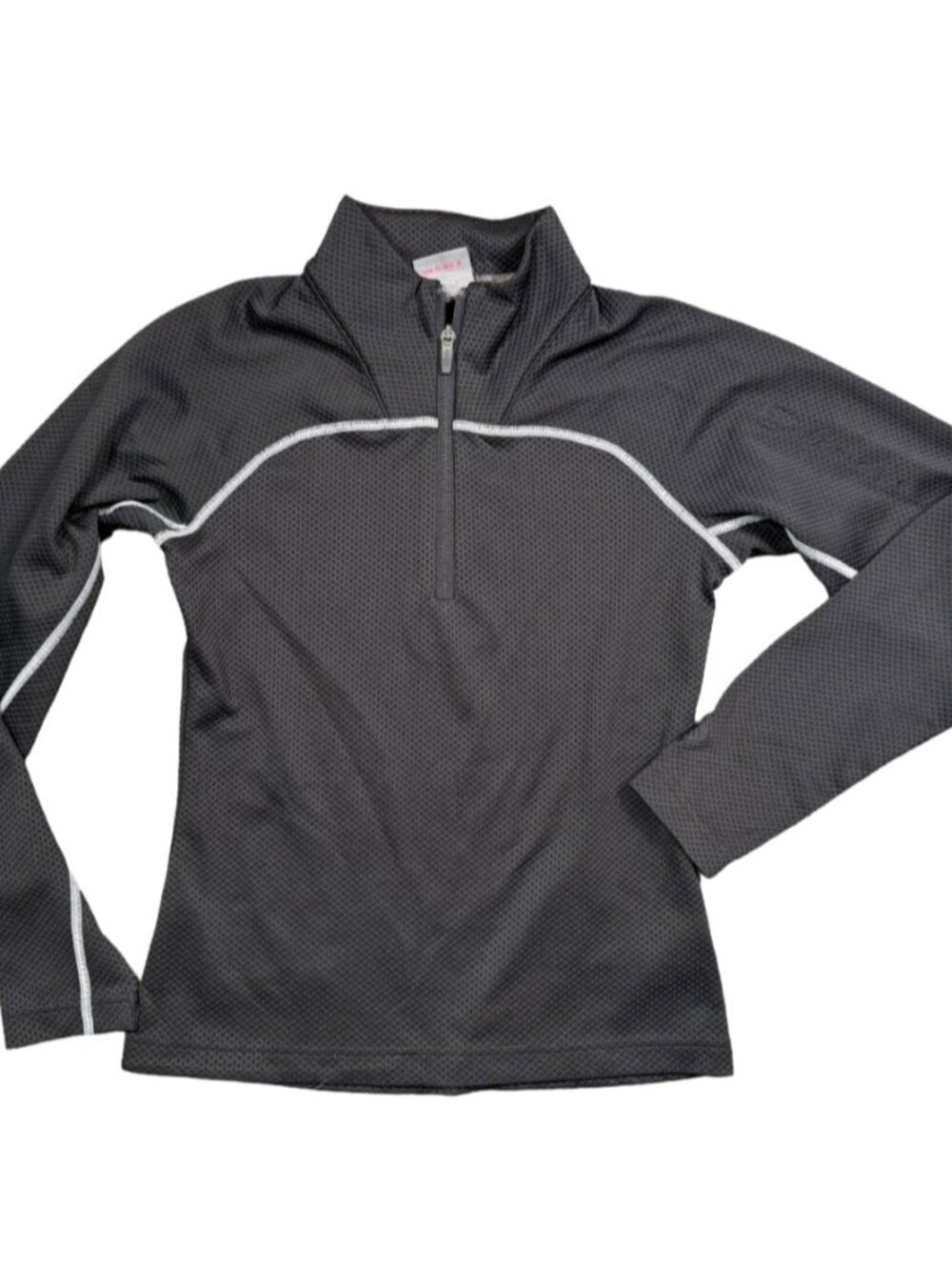 Vintage Salomon Quarter Zip Pullover XS Black Athletic Running Top Gorpcore
